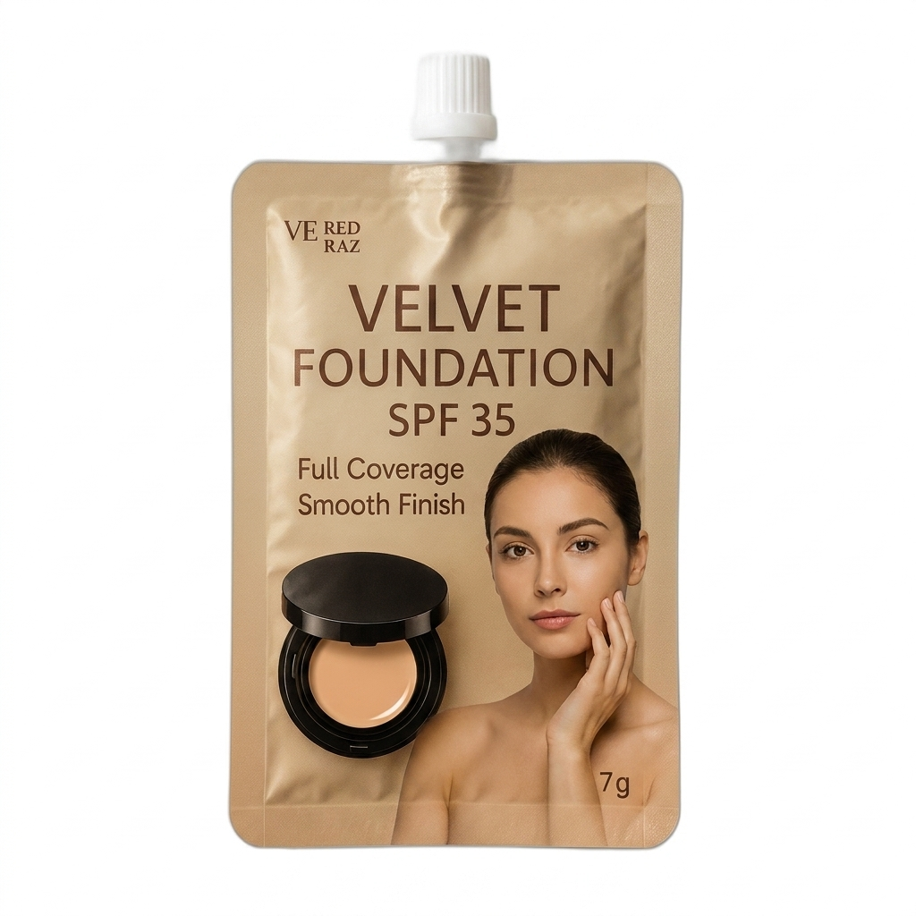 Velvet Foundation SPF 35 — 130 Light Beige — Velvet Coverage SPF 35