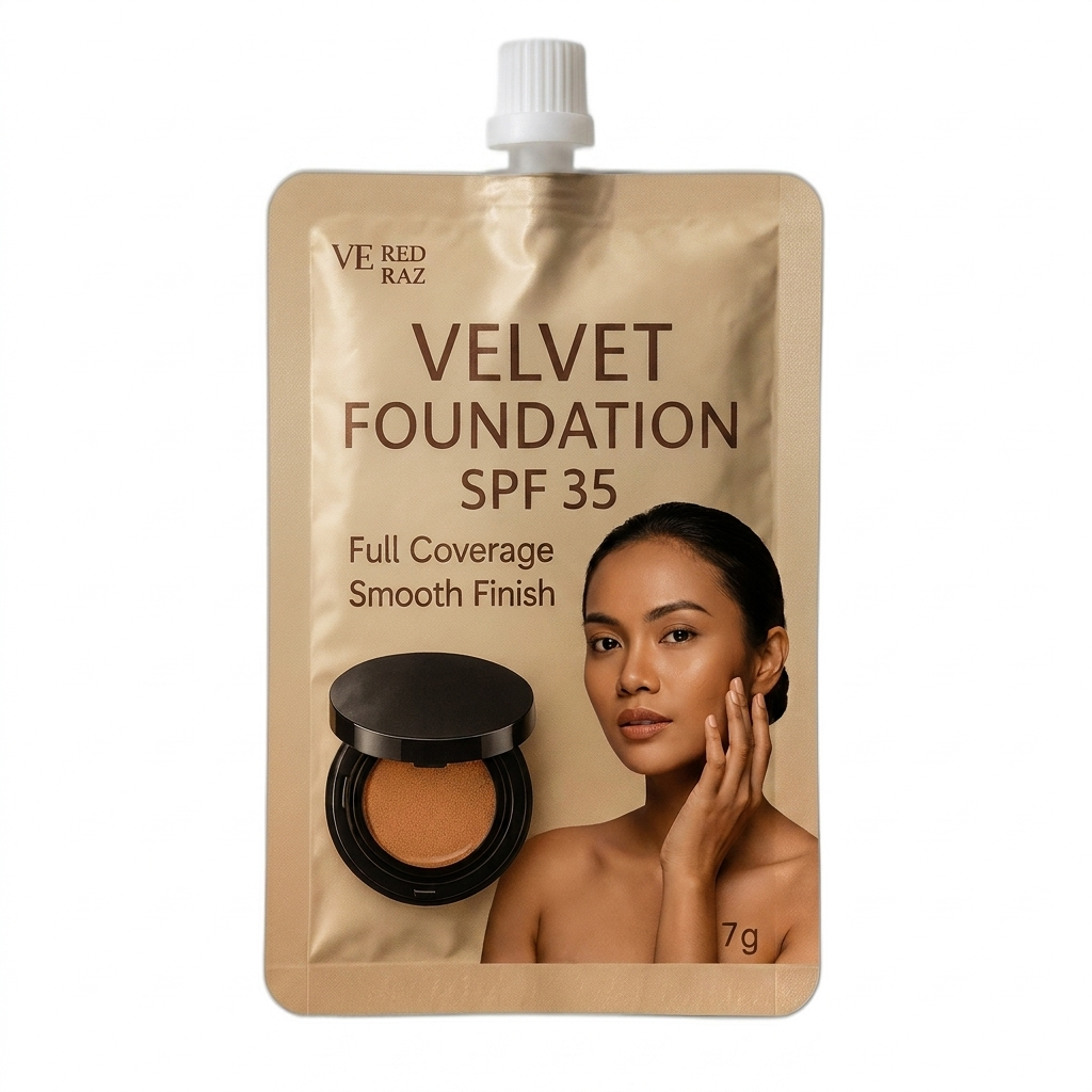 Velvet Foundation SPF 35 — 185 Cinnamon — Velvet Coverage SPF 35