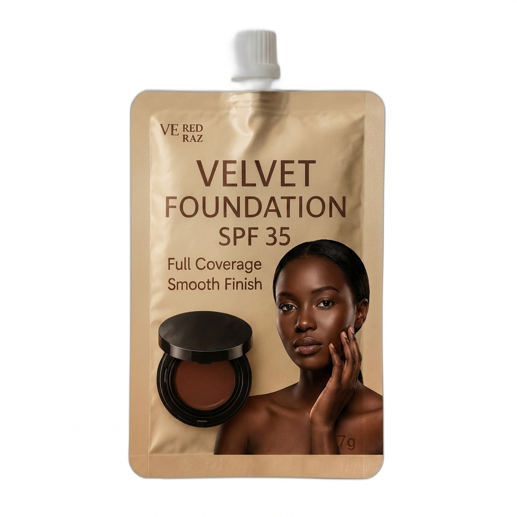 Velvet Foundation SPF 35 — 380 Mahogany Deep — Velvet Coverage SPF 35