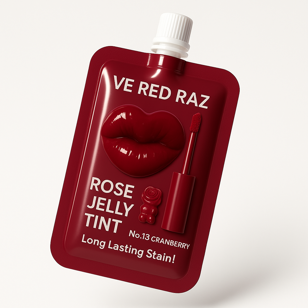 Lip Jelly — Cranberry — Rose-Infused Lip Gloss