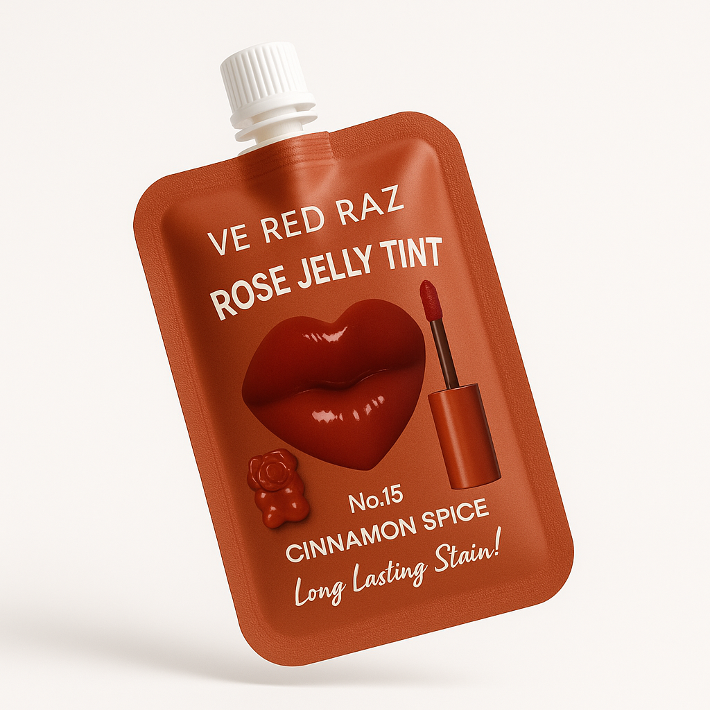 Lip Jelly — Cinnamon Spice — Rose-Infused Lip Gloss