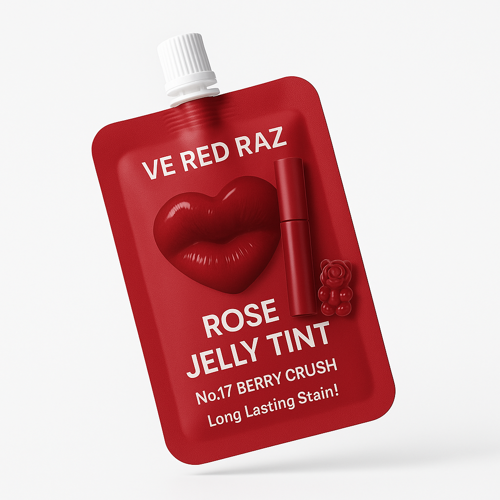 Lip Jelly — Berry Crush — Rose-Infused Lip Gloss