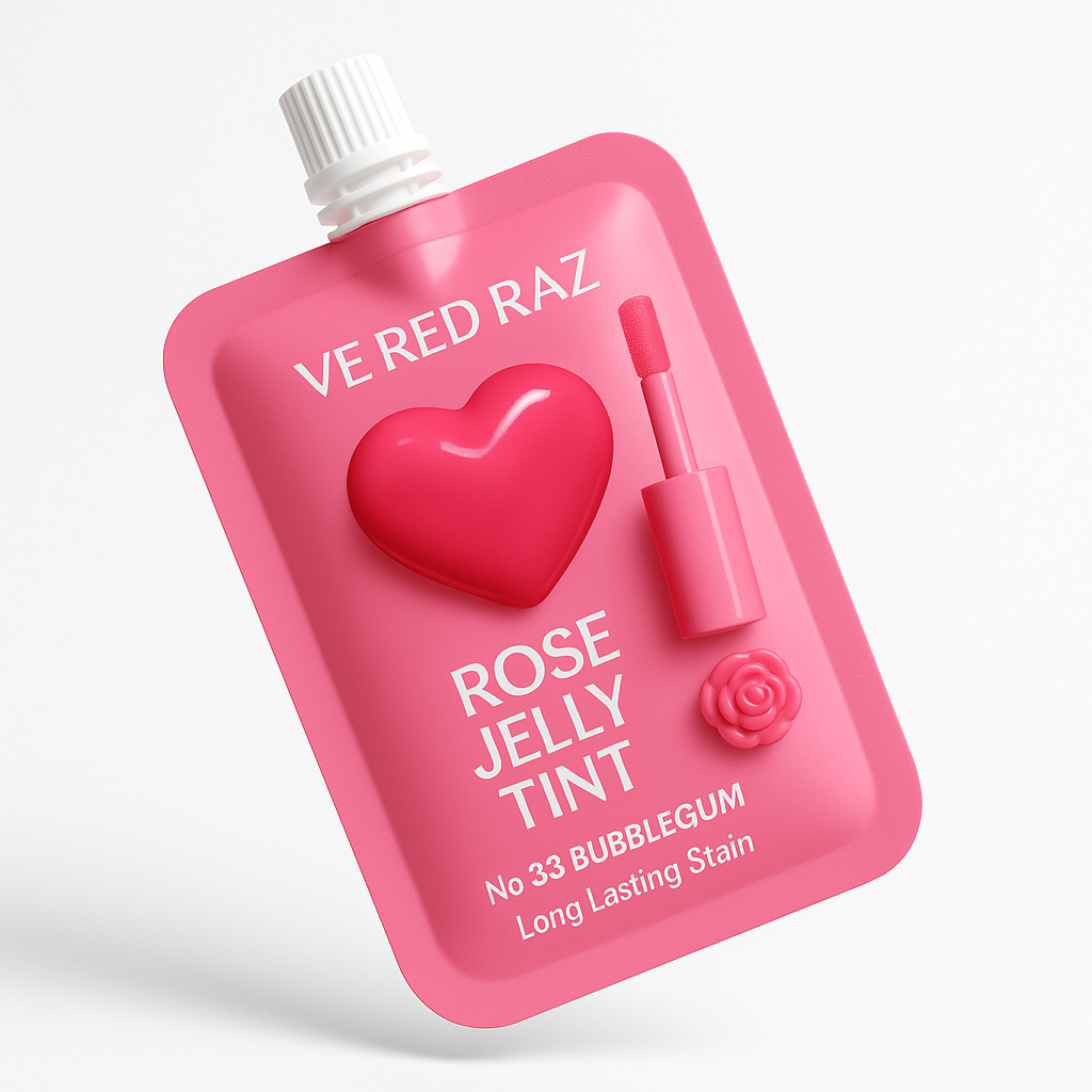 Lip Jelly — Bubblegum — Rose-Infused Lip Gloss