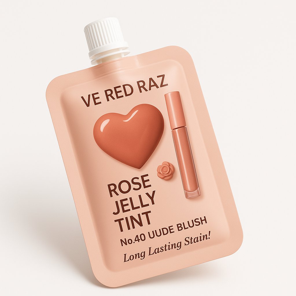 Lip Jelly — Nude Blush — Rose-Infused Lip Gloss