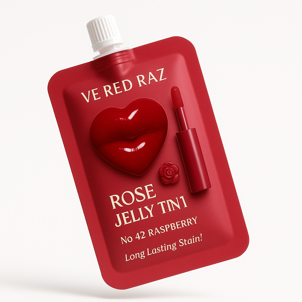 Lip Jelly — Raspberry — Rose-Infused Lip Gloss