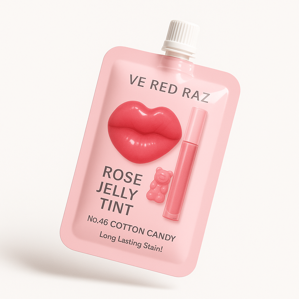 Lip Jelly — Cotton Candy — Rose-Infused Lip Gloss