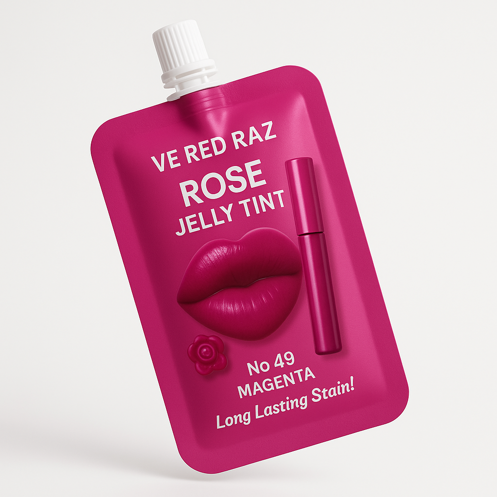 Lip Jelly — Magenta — Rose-Infused Lip Gloss