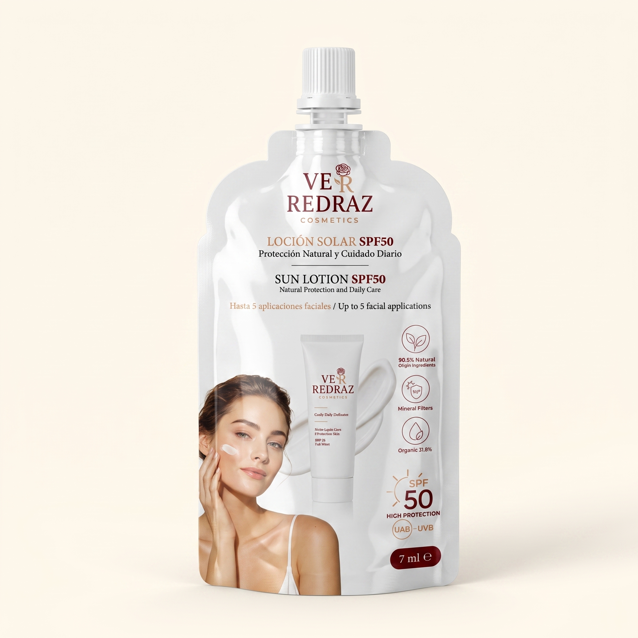 Sun Lotion SPF50 7 ml — Daily Face Sun Care