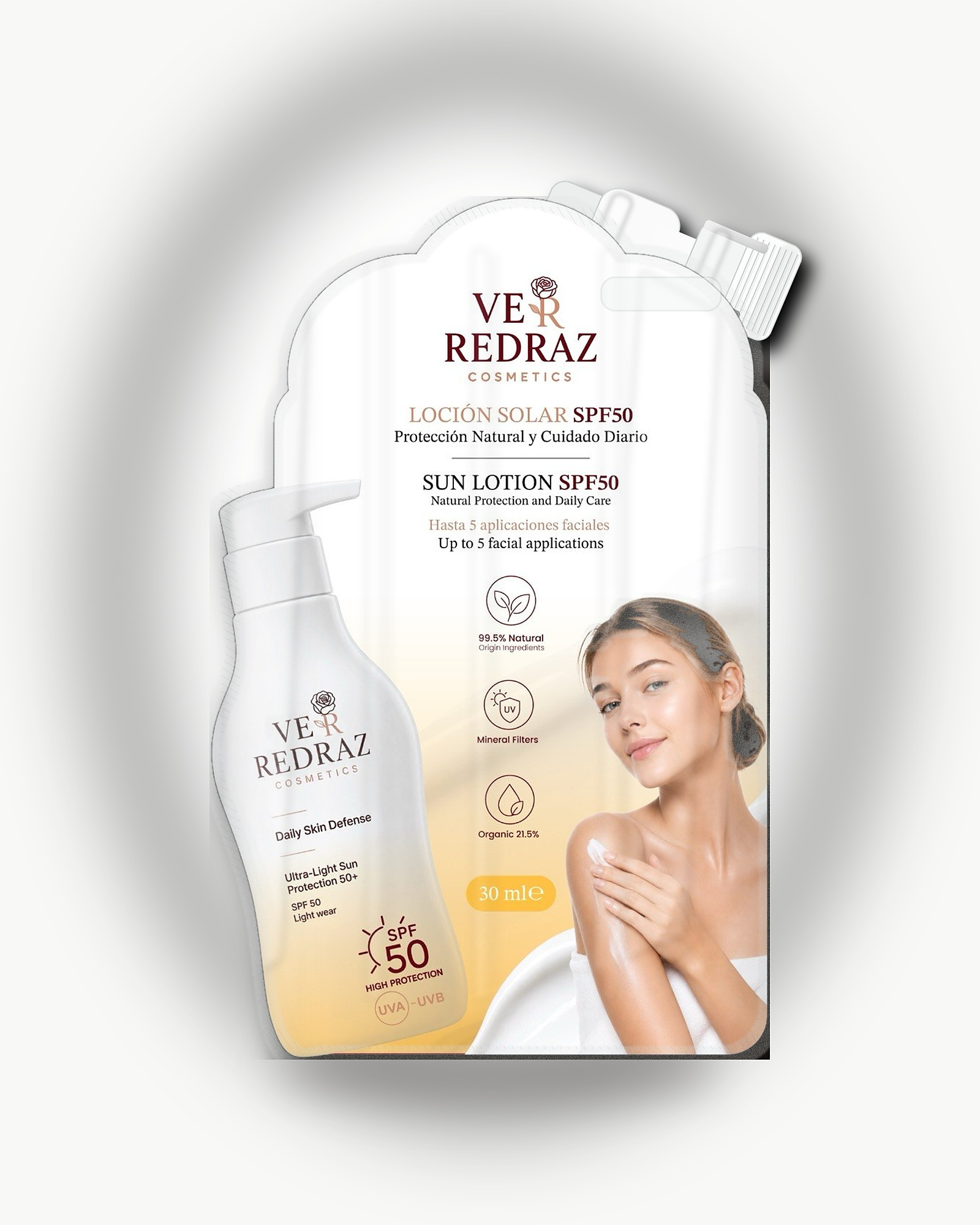 No Fragrance SPF50 30 ml Sun Lotion Sachet — No Fragrance Sun Care
